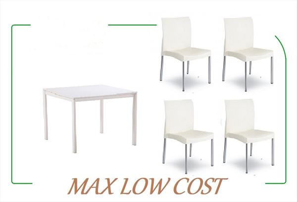 mesas y sillas low cost COLECCION MAX LOW COST( LA COLECCION MAS ECONOMICA)
